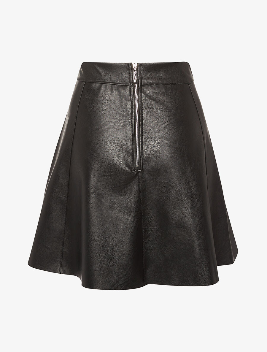 Jupe évasée à billes - noir - 2