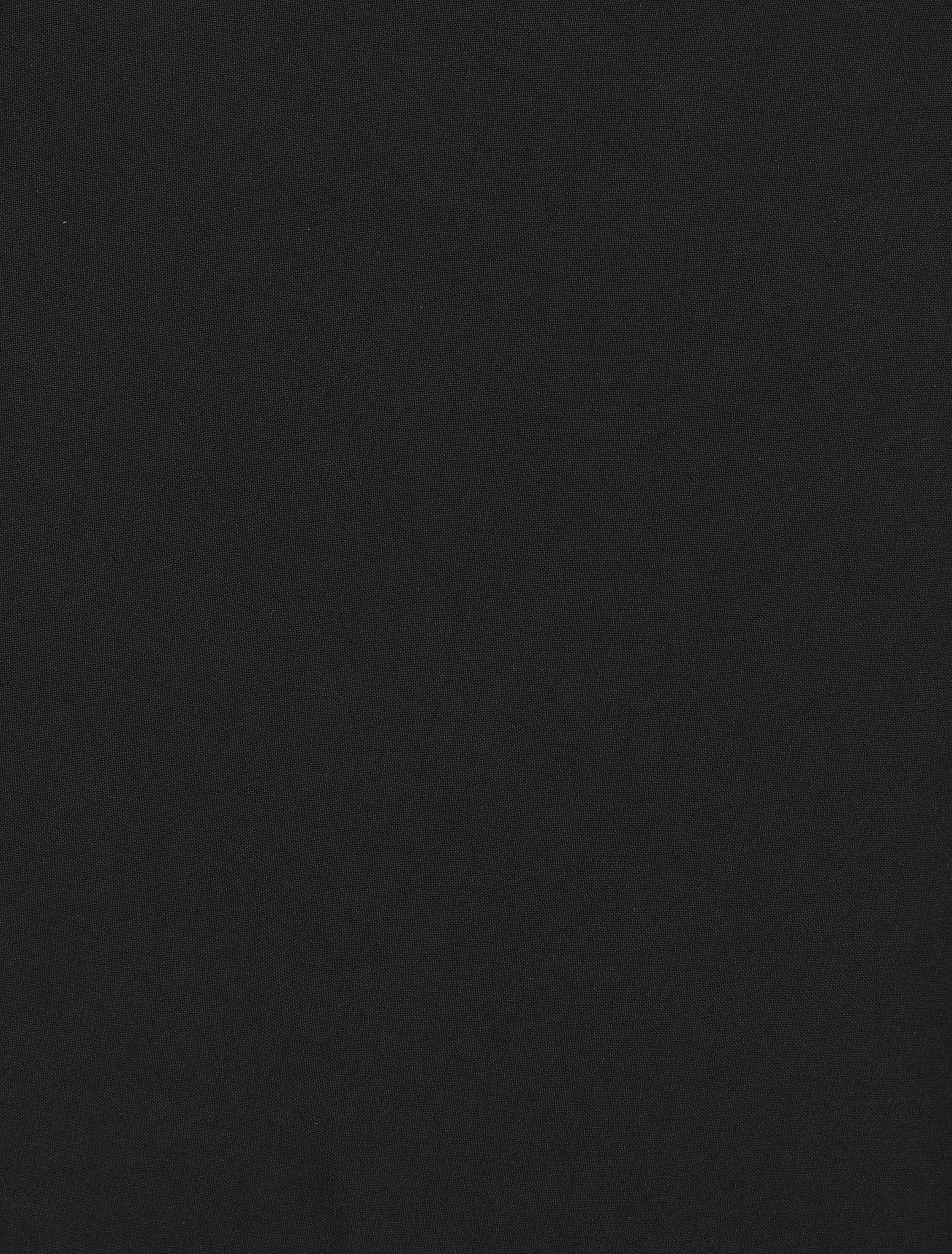 Top droit uni sans manches dos en dentelle - Noir - 3