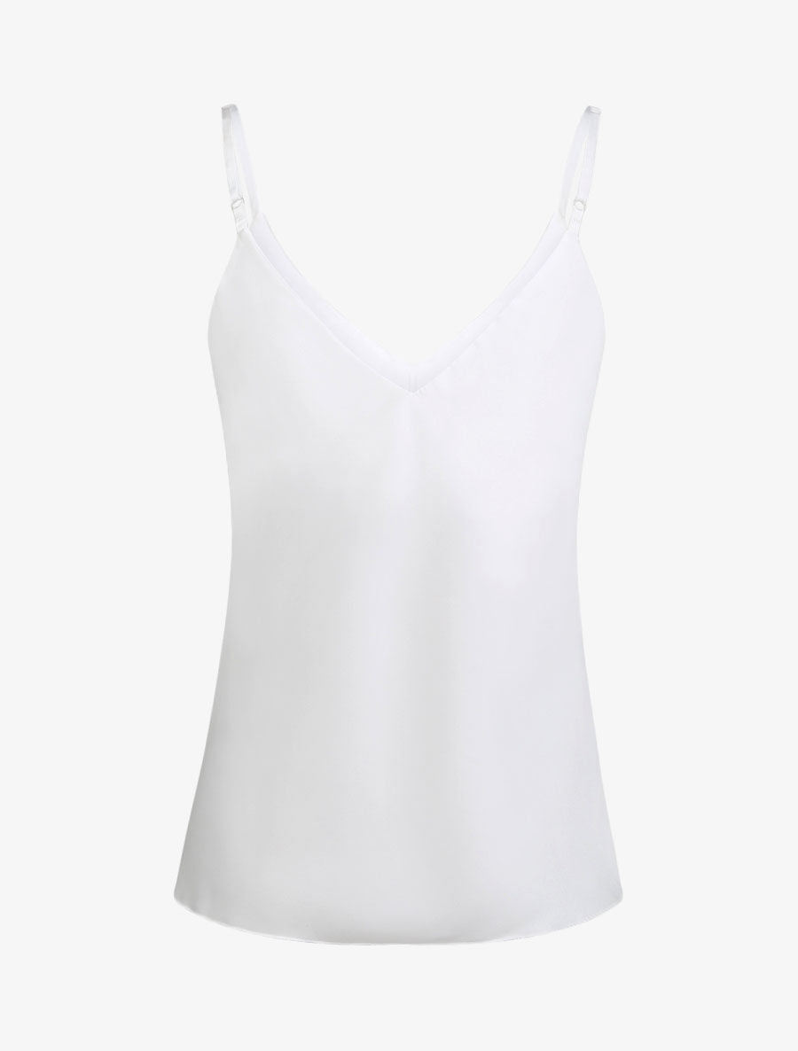 Caraco droit uni boutonné - Blanc - 2