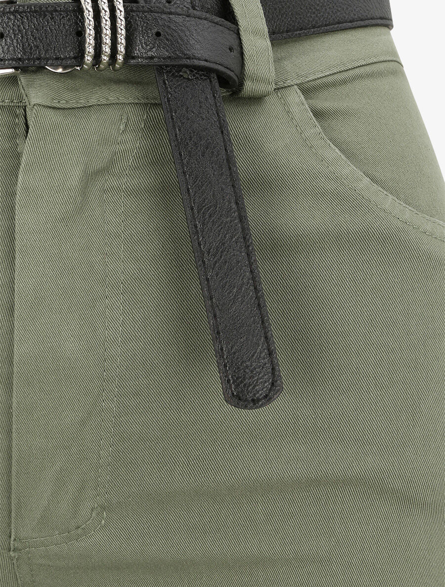Jean flare uni - Kaki - 3
