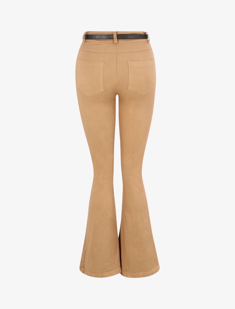 Jean flare uni - Camel - 2