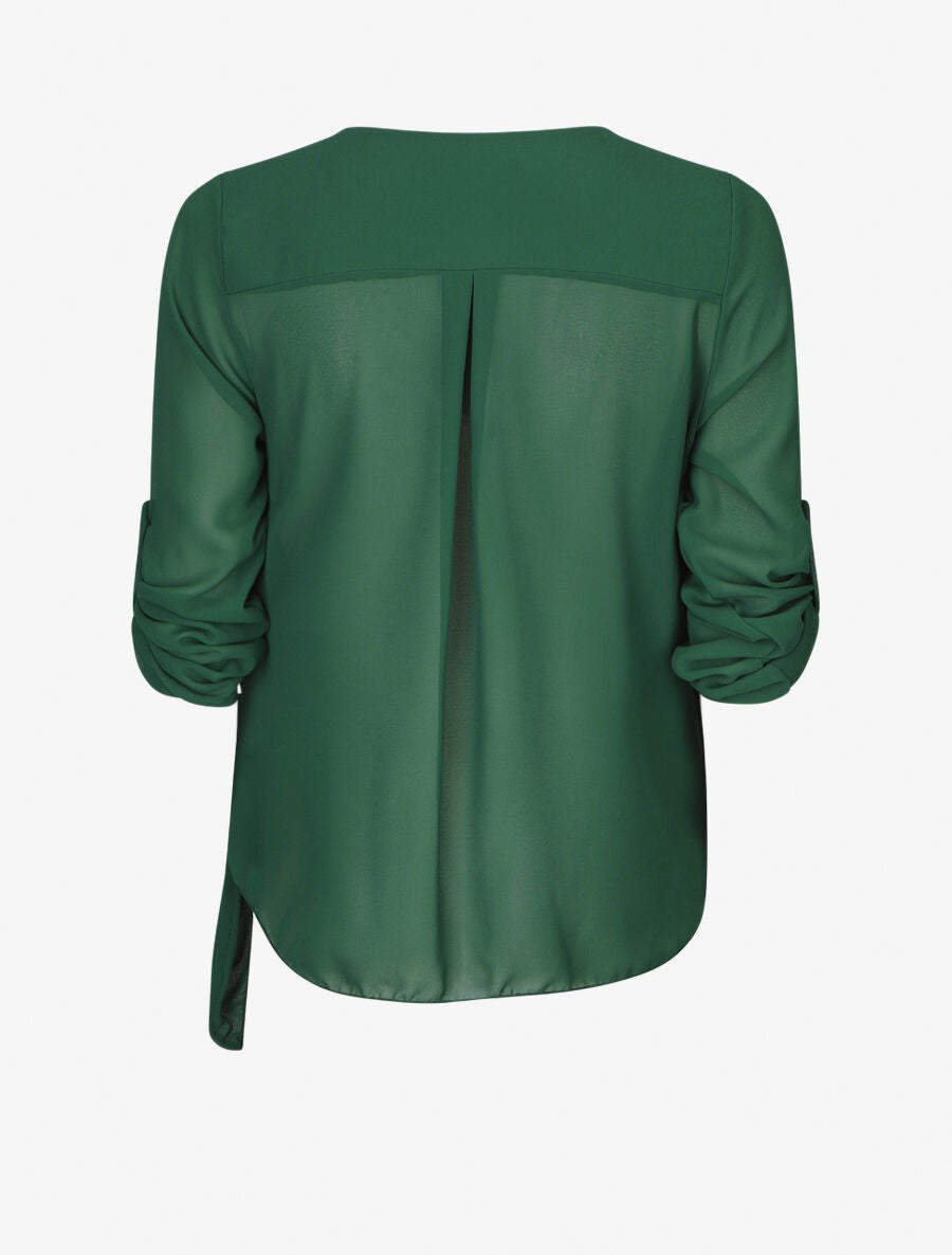 Top cache-coeur à noeud - Vert - 2