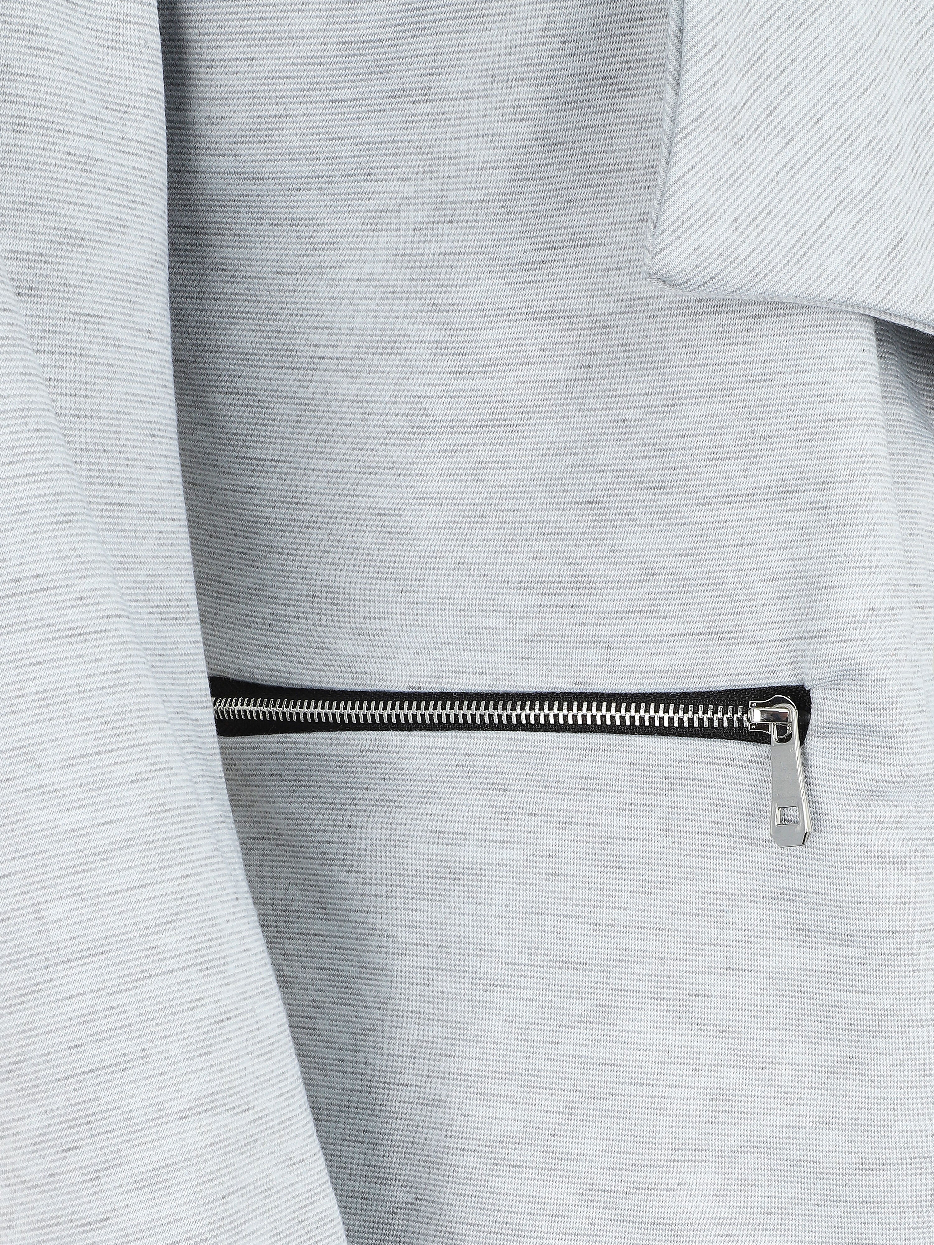 Veste à poches zippées - Gris clair - 3