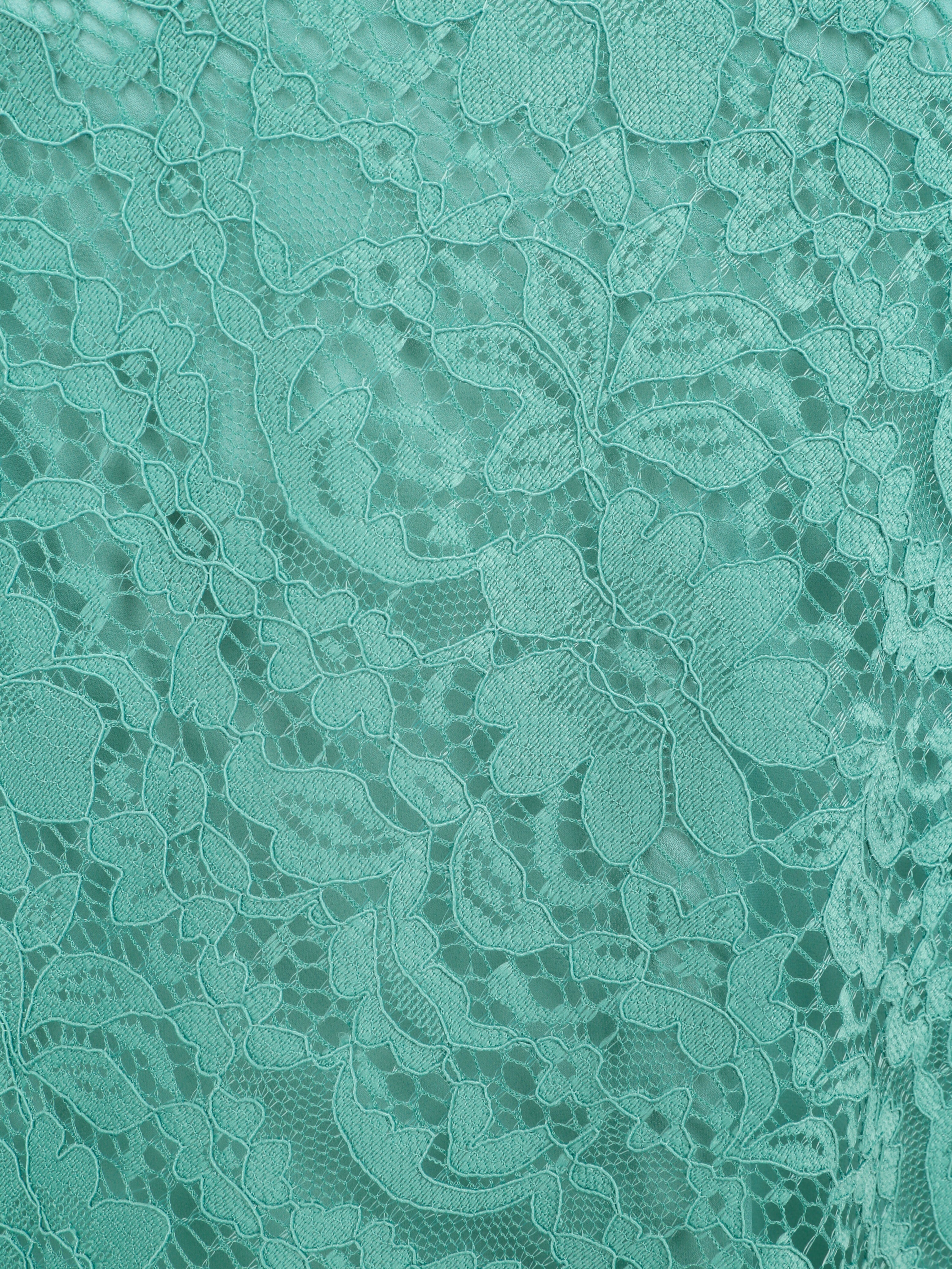 Débardeur en dentelle à dos nageur - Bleu - 3