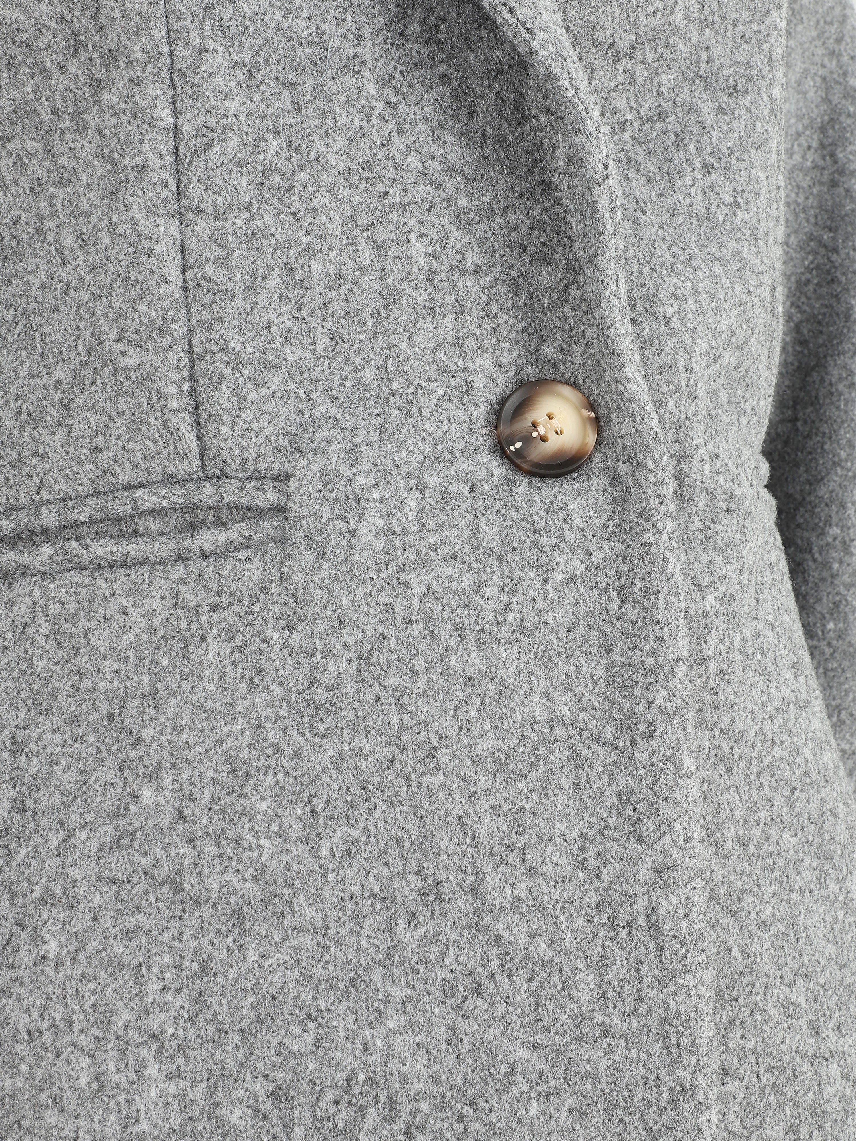 Manteau long classique - Gris - 3