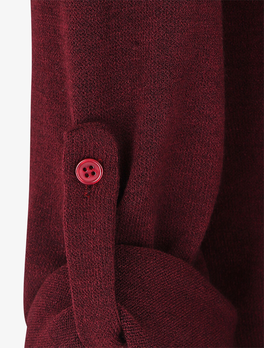 Pull ample uni col V - Prune - 3