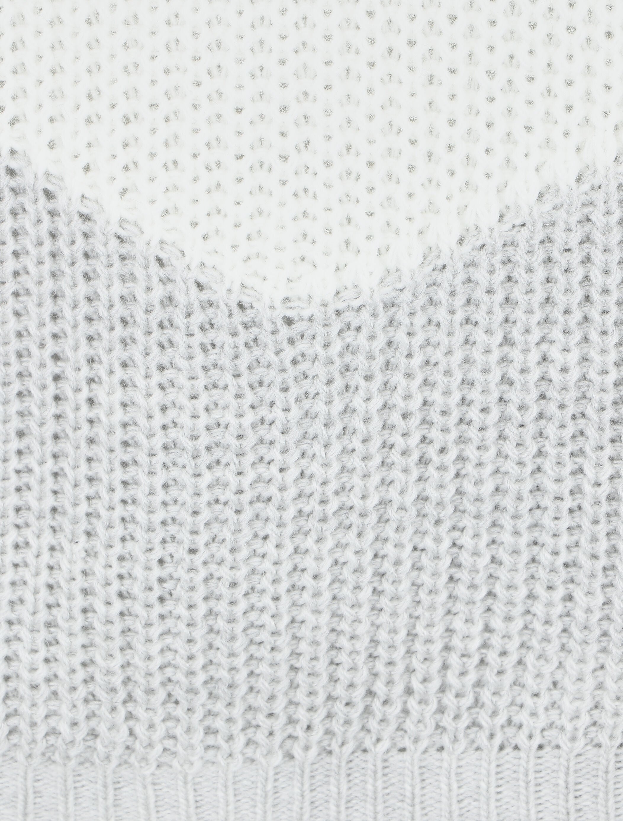 Pull droit à motif V - Noir - 3
