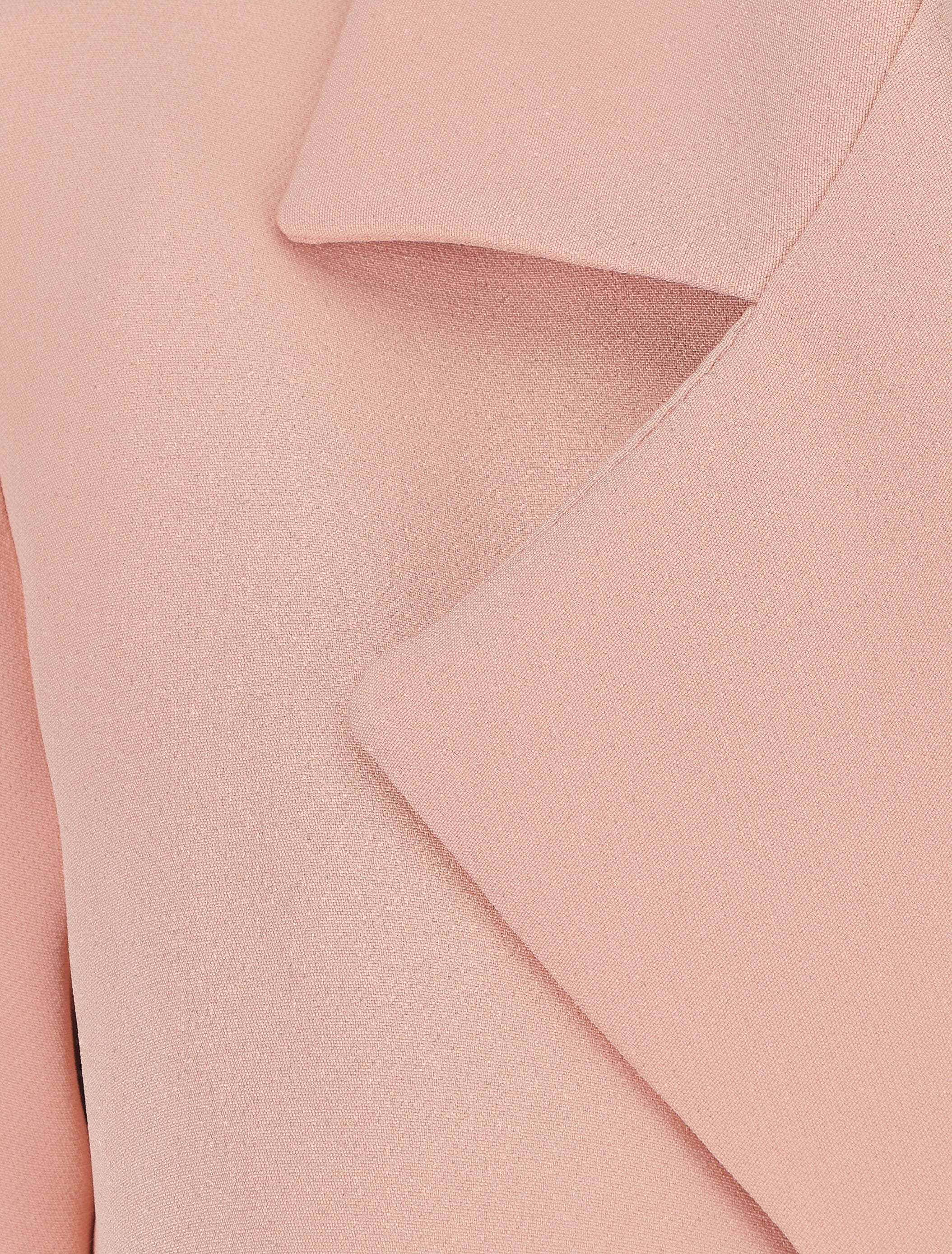 Blazer uni à nouer - Rose - 3