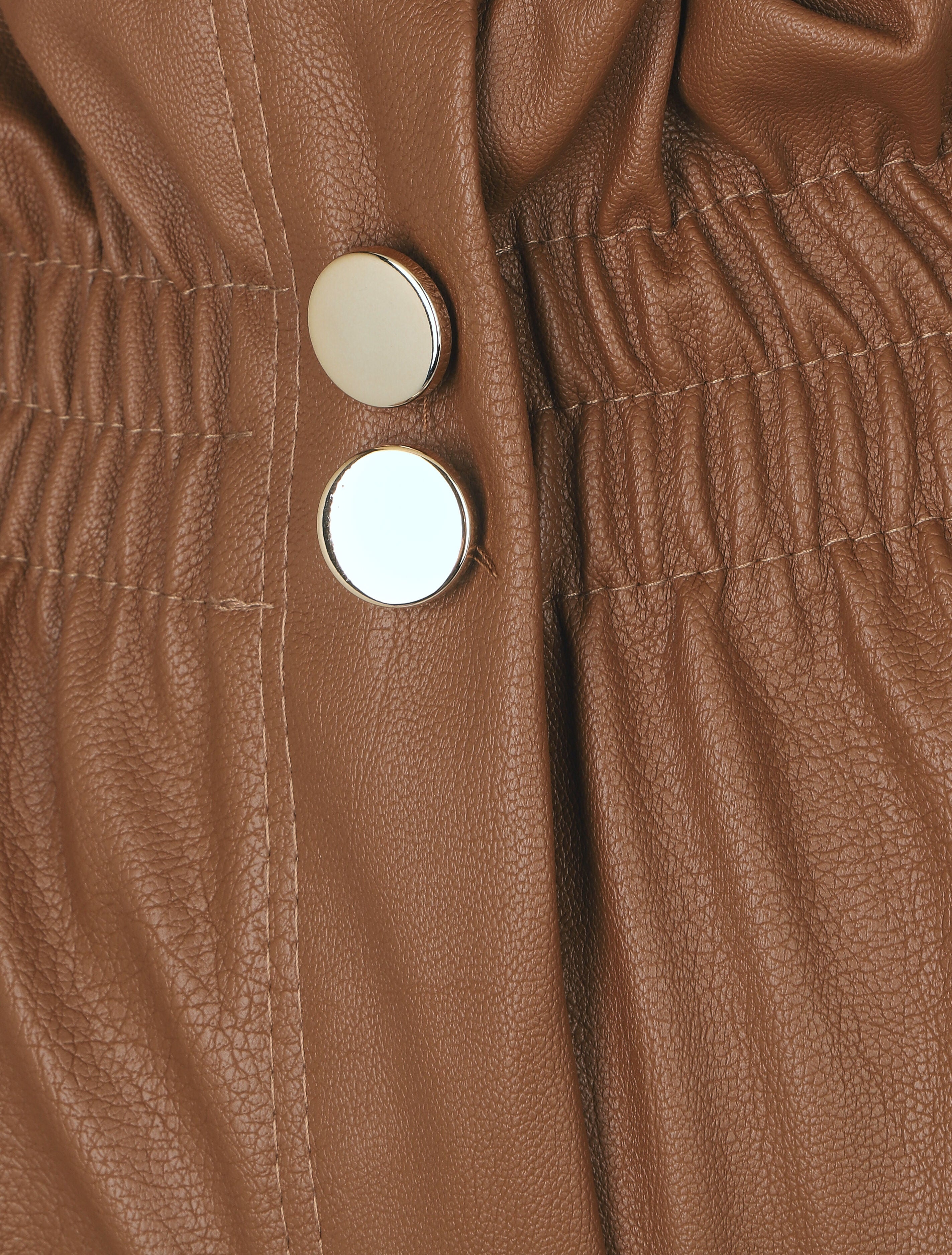 Short paperbag en simili - Camel - 3