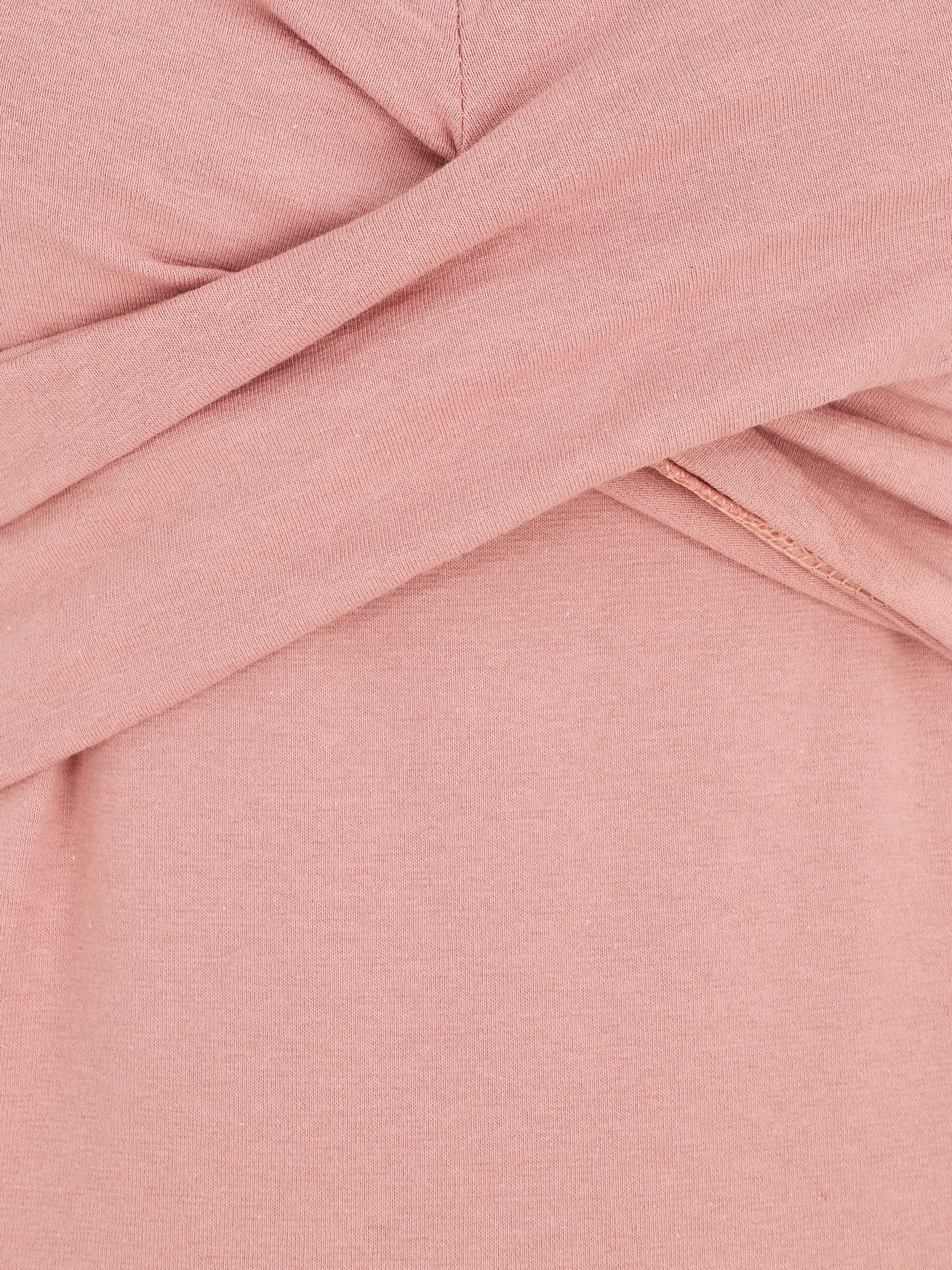 Débardeur ajusté uni col croisé - Rose - 3