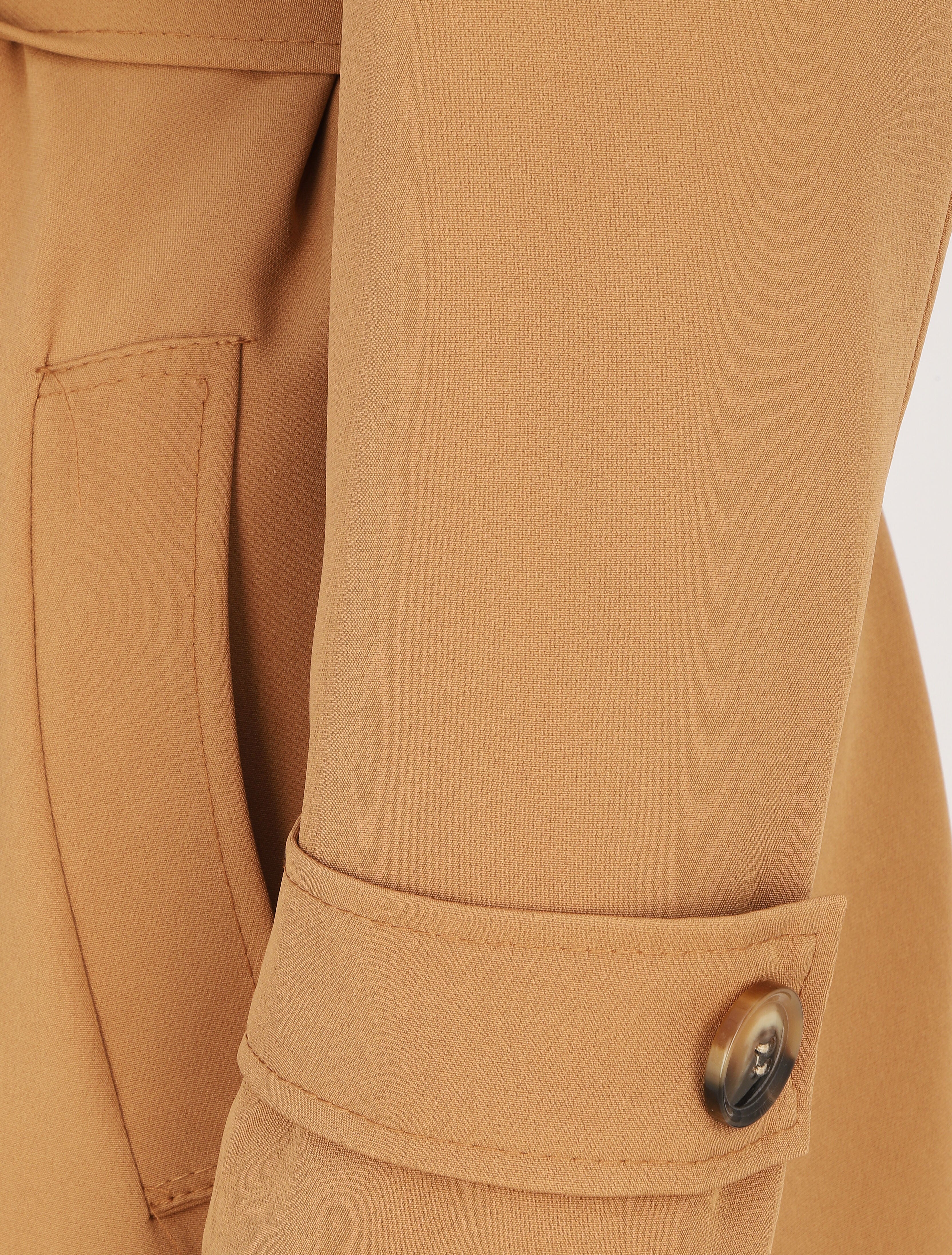 Trench uni coupe oversize - Camel - 3