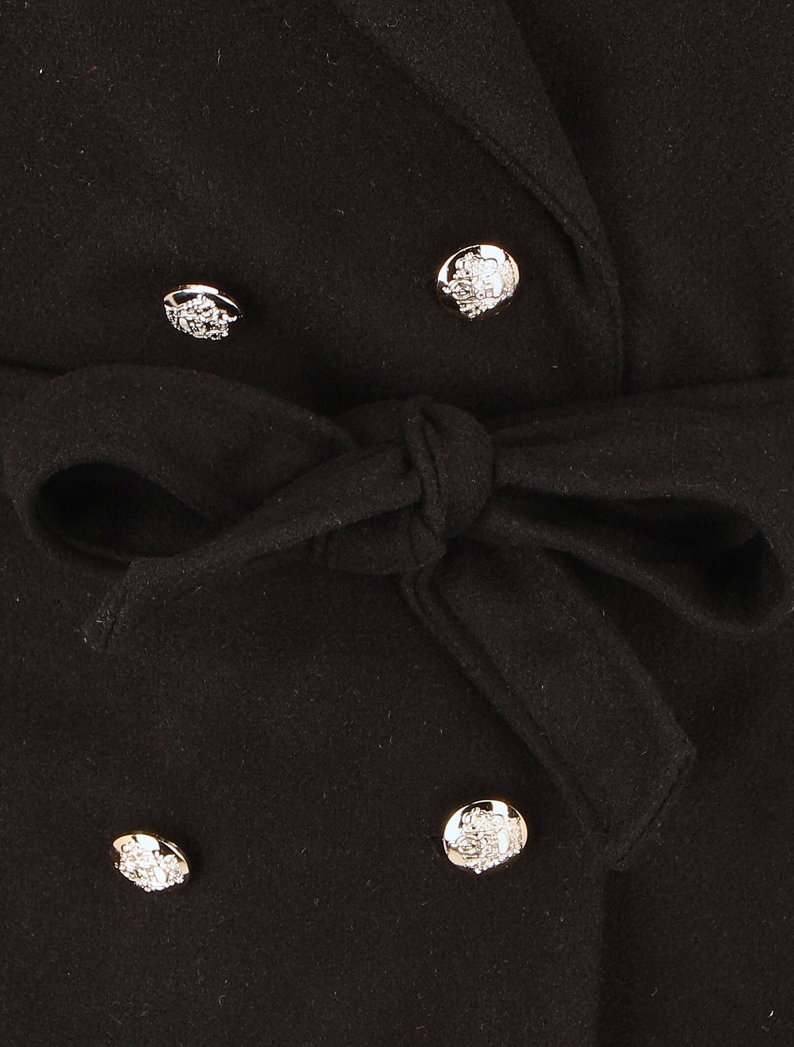 Manteau long coupe droite - Noir - 3