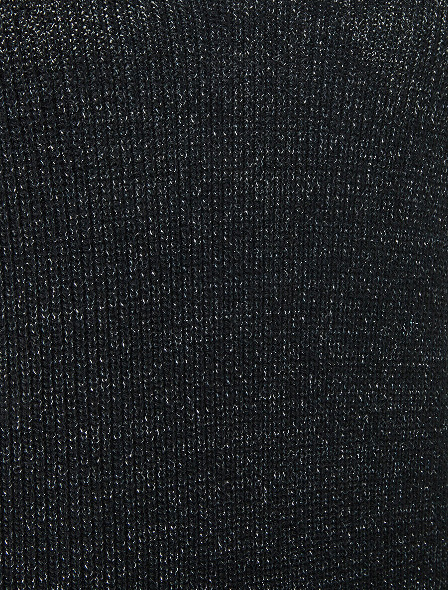 Débardeur en maille pailletée - Noir - 3