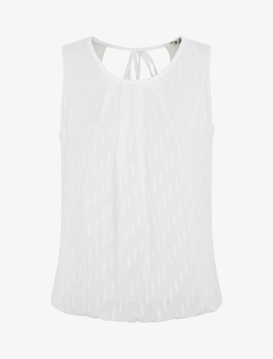 Top boule à dos ouvert - Blanc - 5