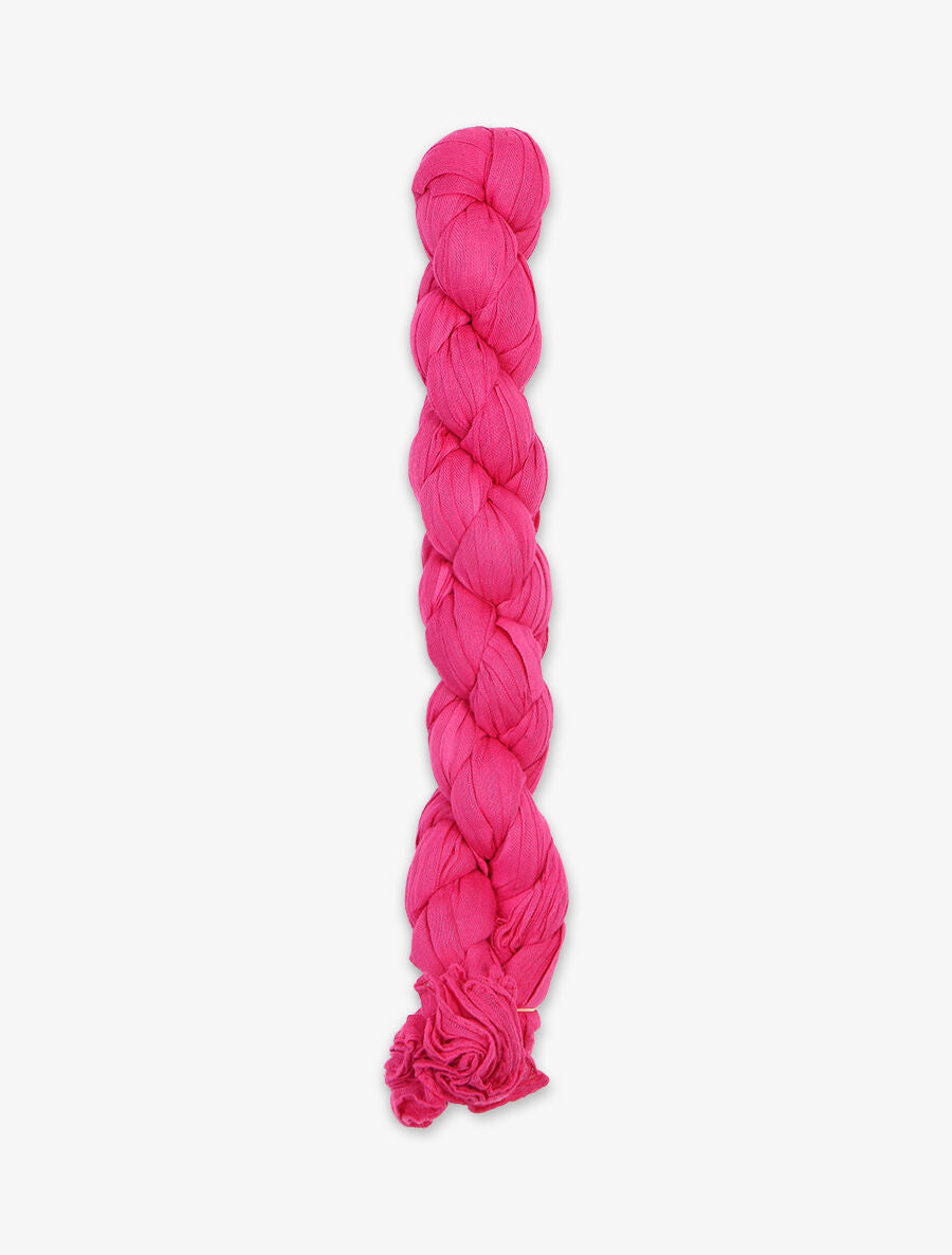 Foulard en coton effet froissé - Fushia - 2