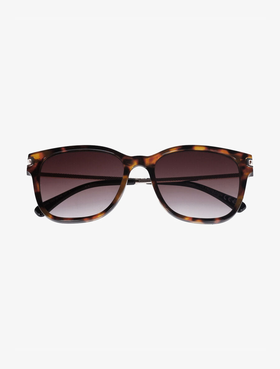 Lunettes de soleil forme carré - Léopard - 2