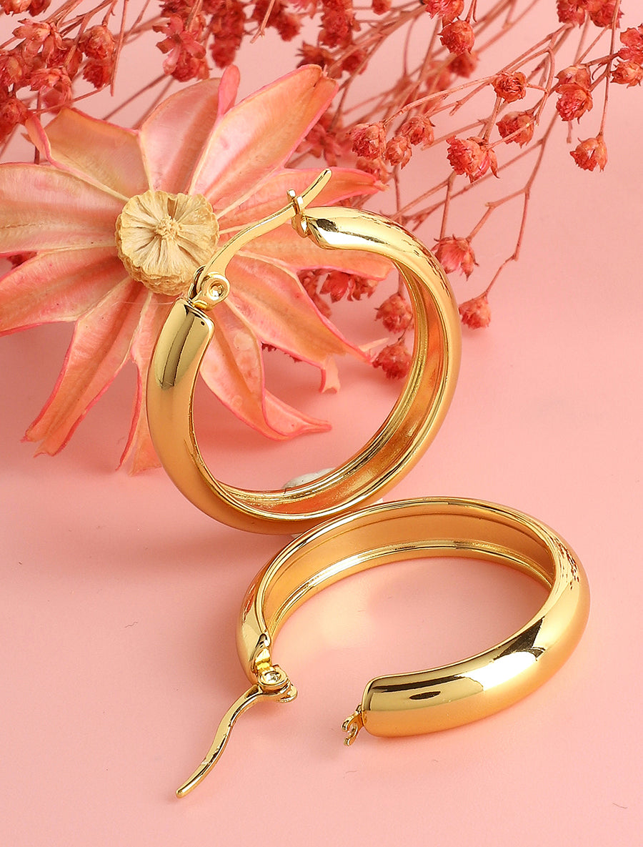 Créoles épaisses - Or - 1