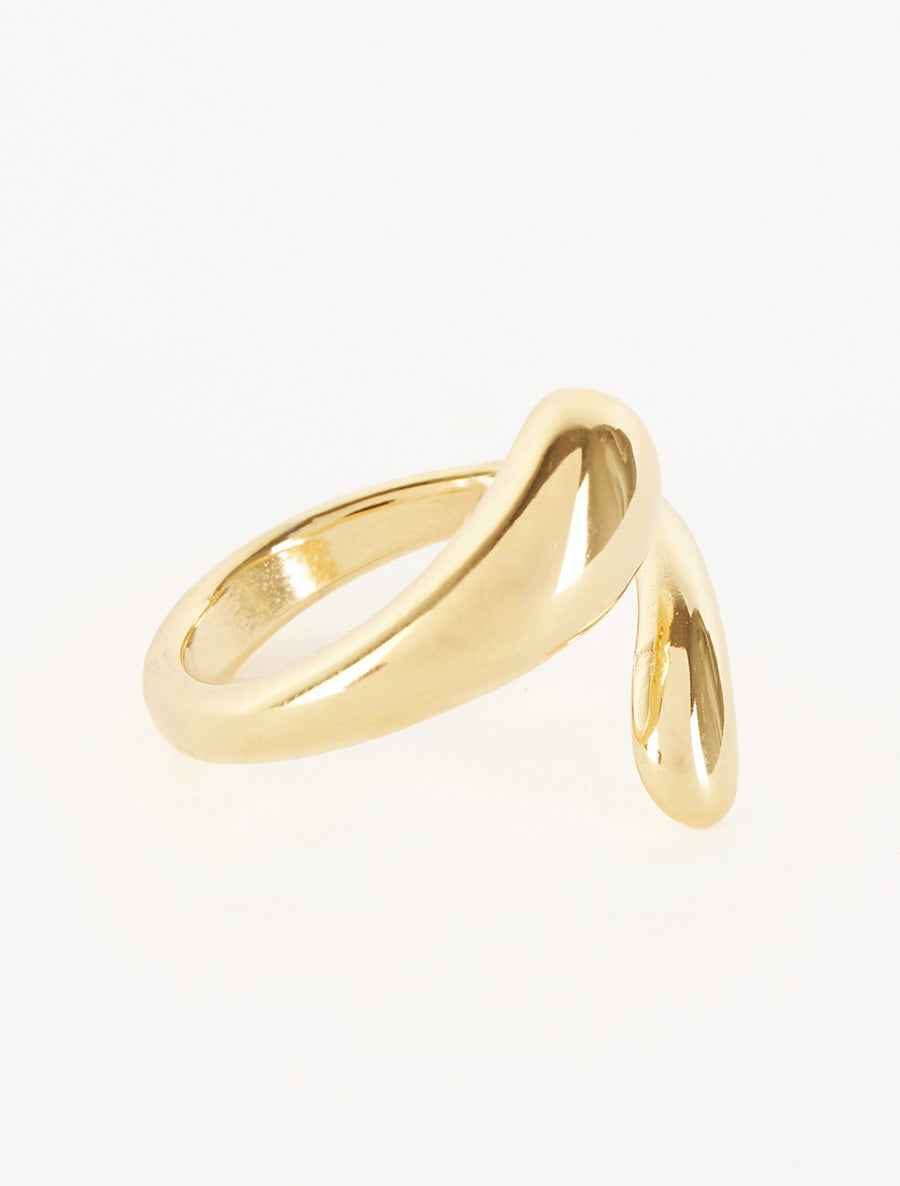 Bague torsadé et bombé - Or - 2