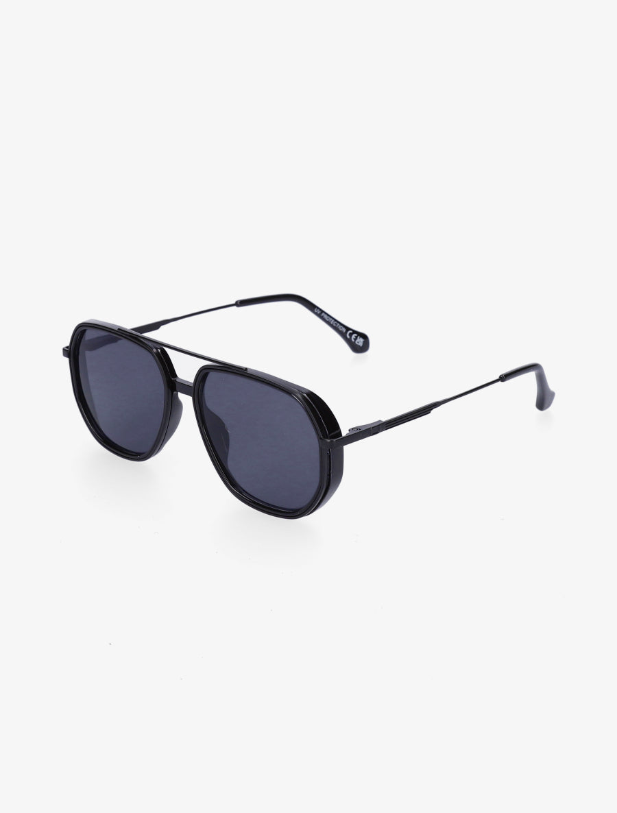 Lunettes de soleil aviateur - Noir - 1