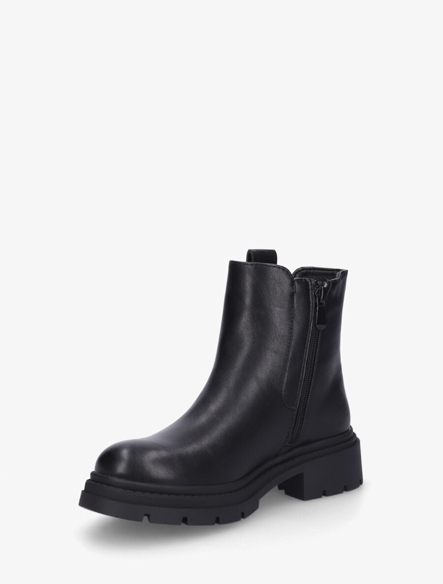 Bottines style chelsea à boucle décorative - Noir - 3