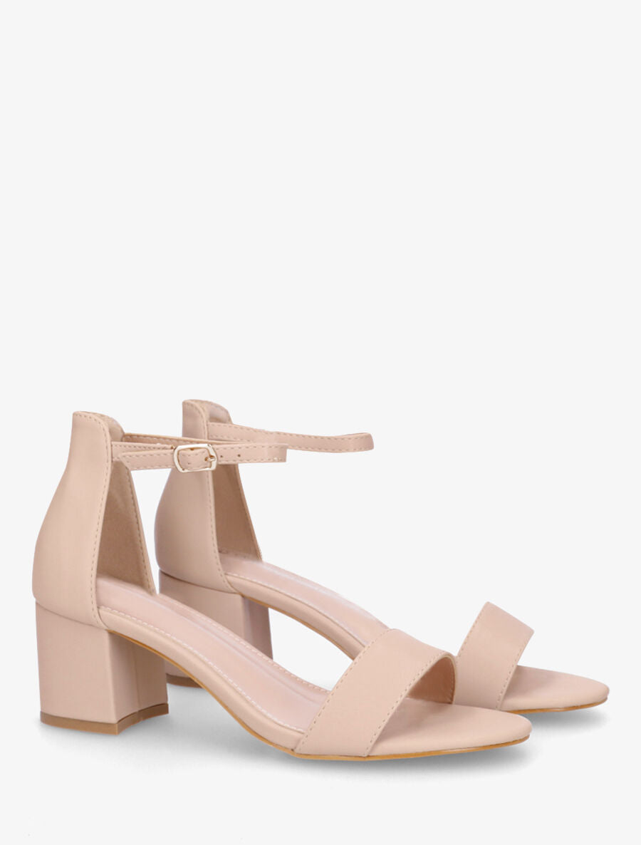 Sandales basiques à bride - Beige - 4