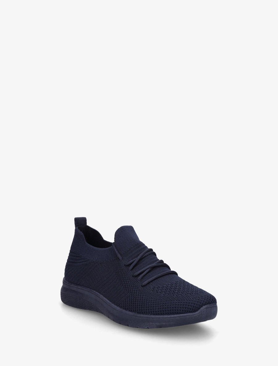 Baskets en mesh style running - Marine - 2