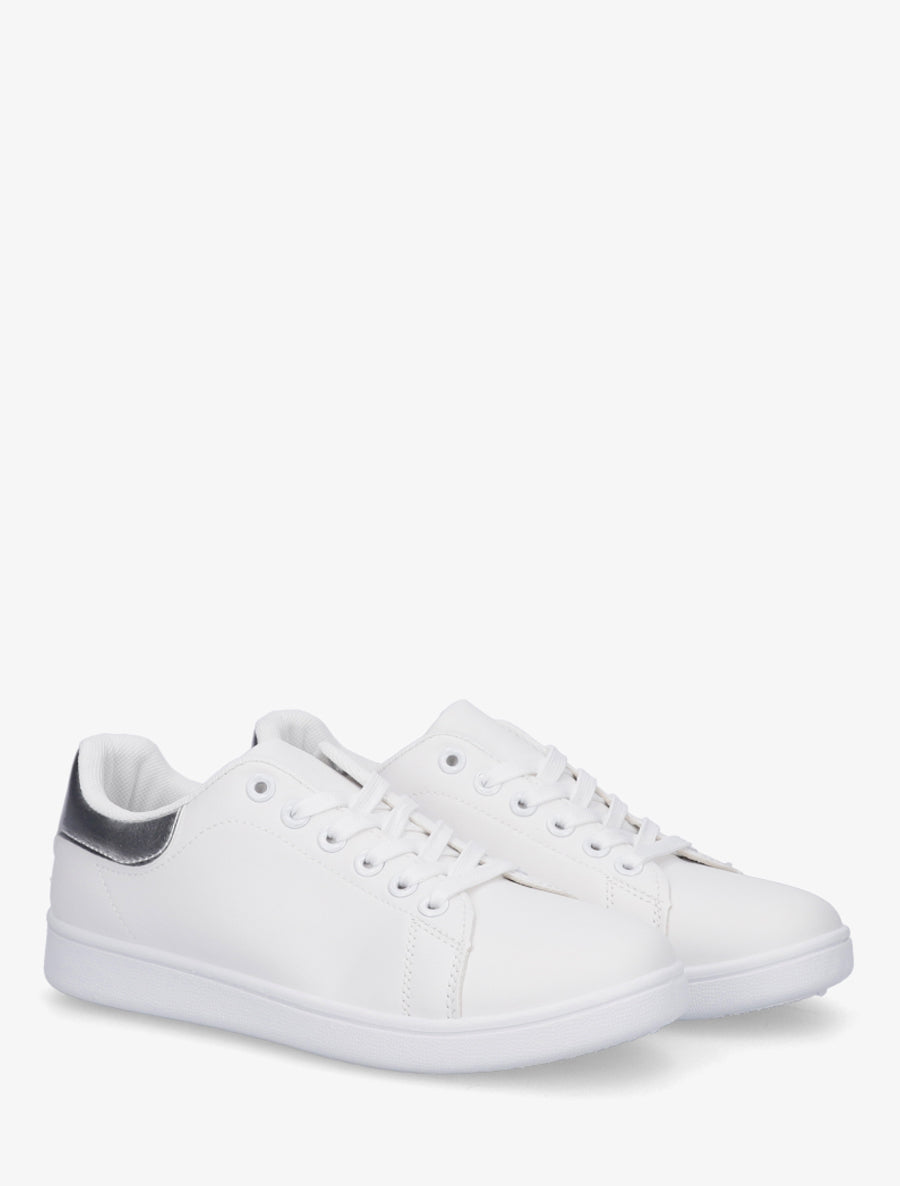 Baskets classiques en simili - Argent - 4