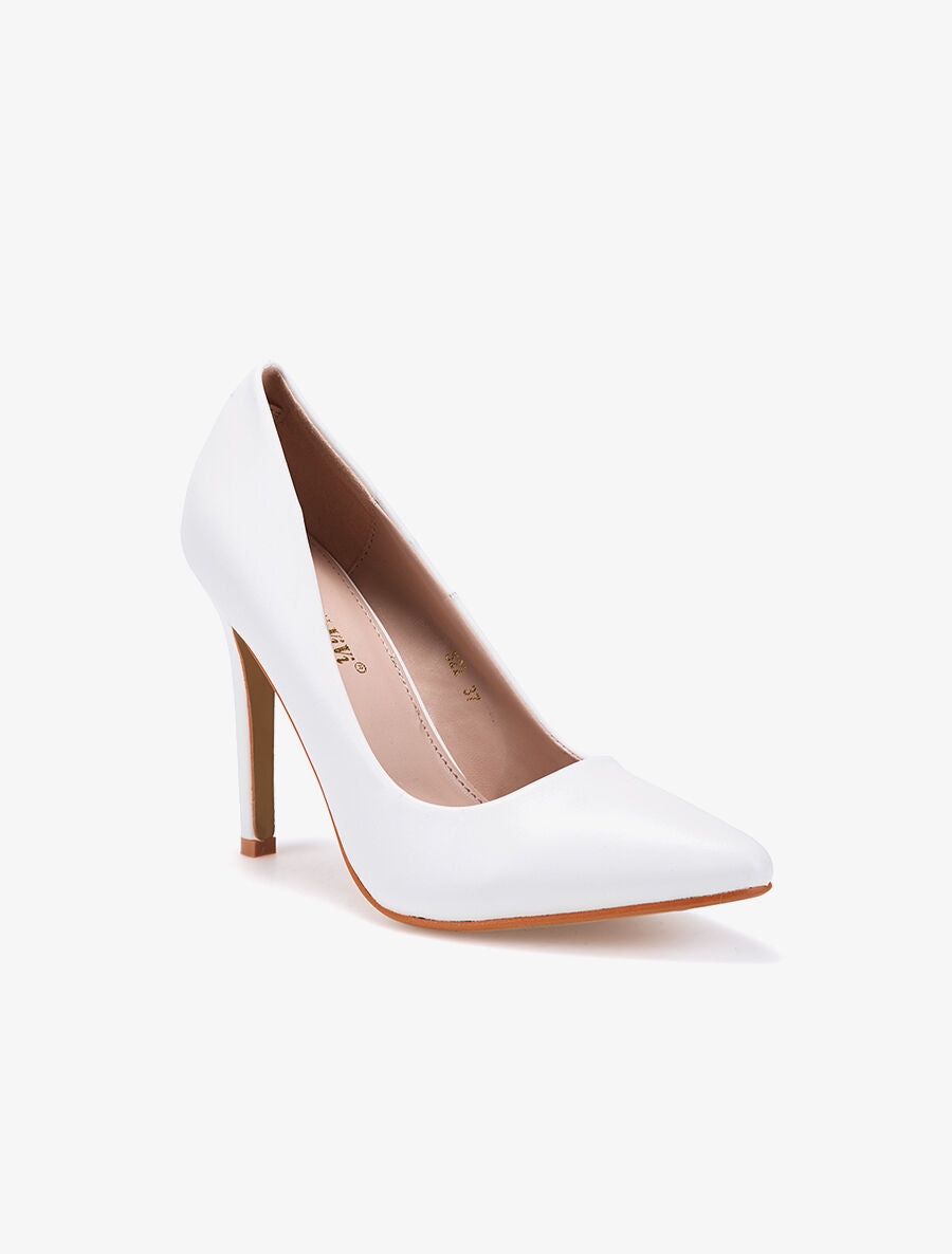 Escarpins mates - blanc - 2