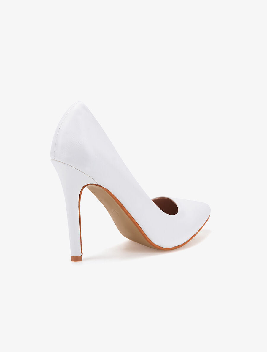 Escarpins mates - blanc - 4