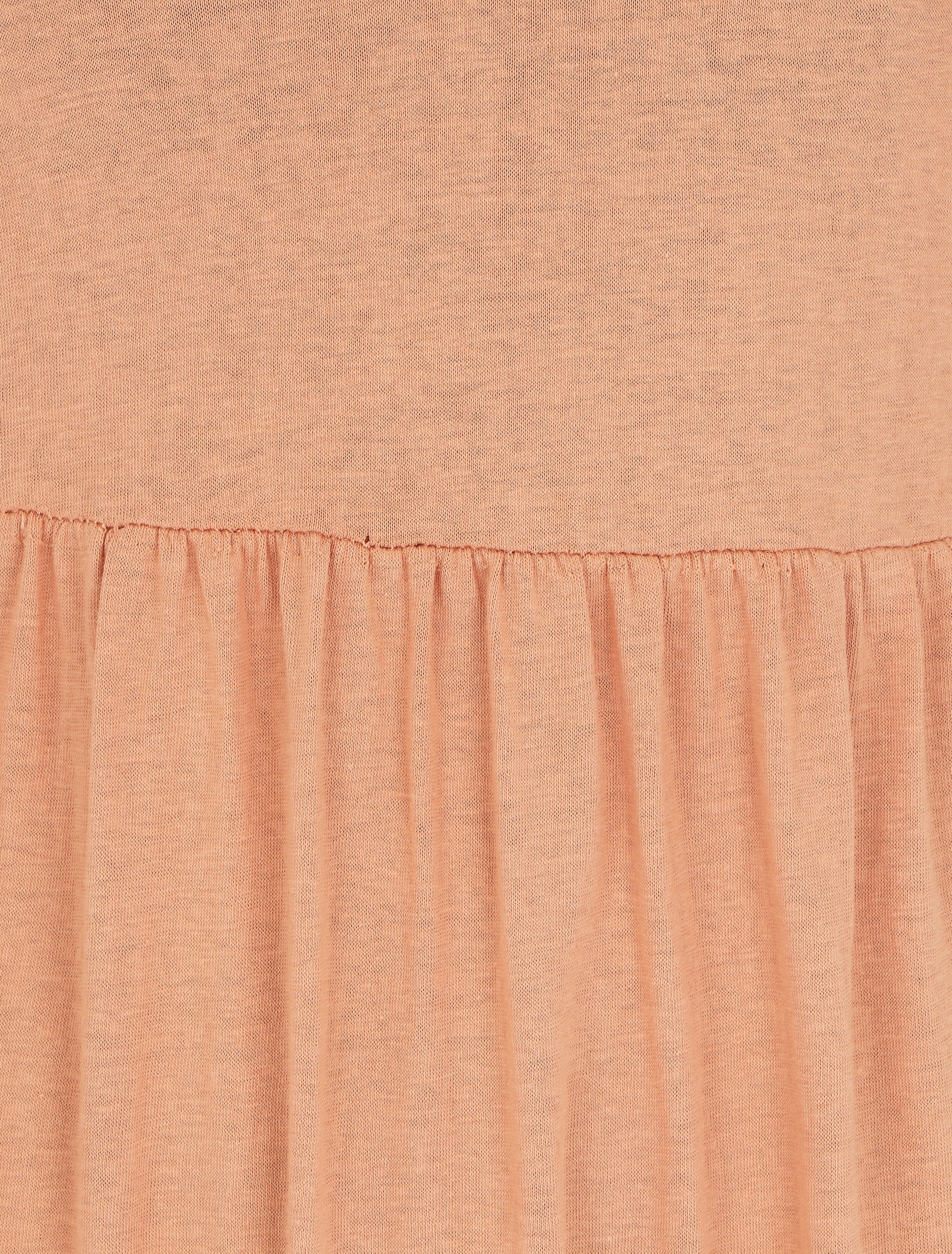 Robe longue à manches paysannes élastiquées - Orange - 3