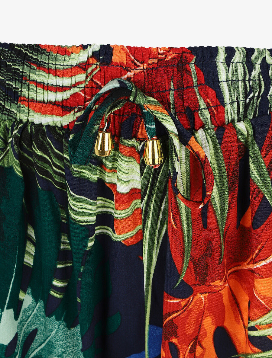 Short tropical bords en crochet - Marine - 3