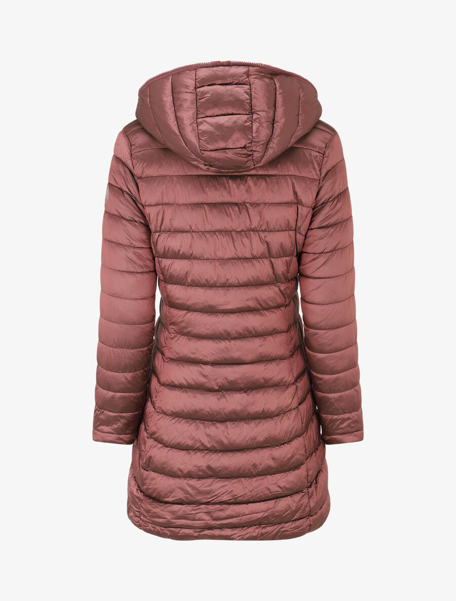 Doudoune réversible uni à capuche - Violet - 2