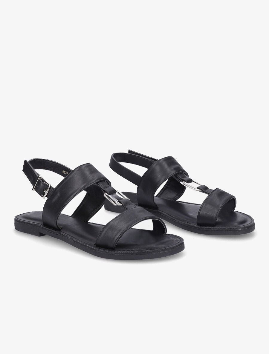 Nu-pieds à boucle géométrique - Noir - 4
