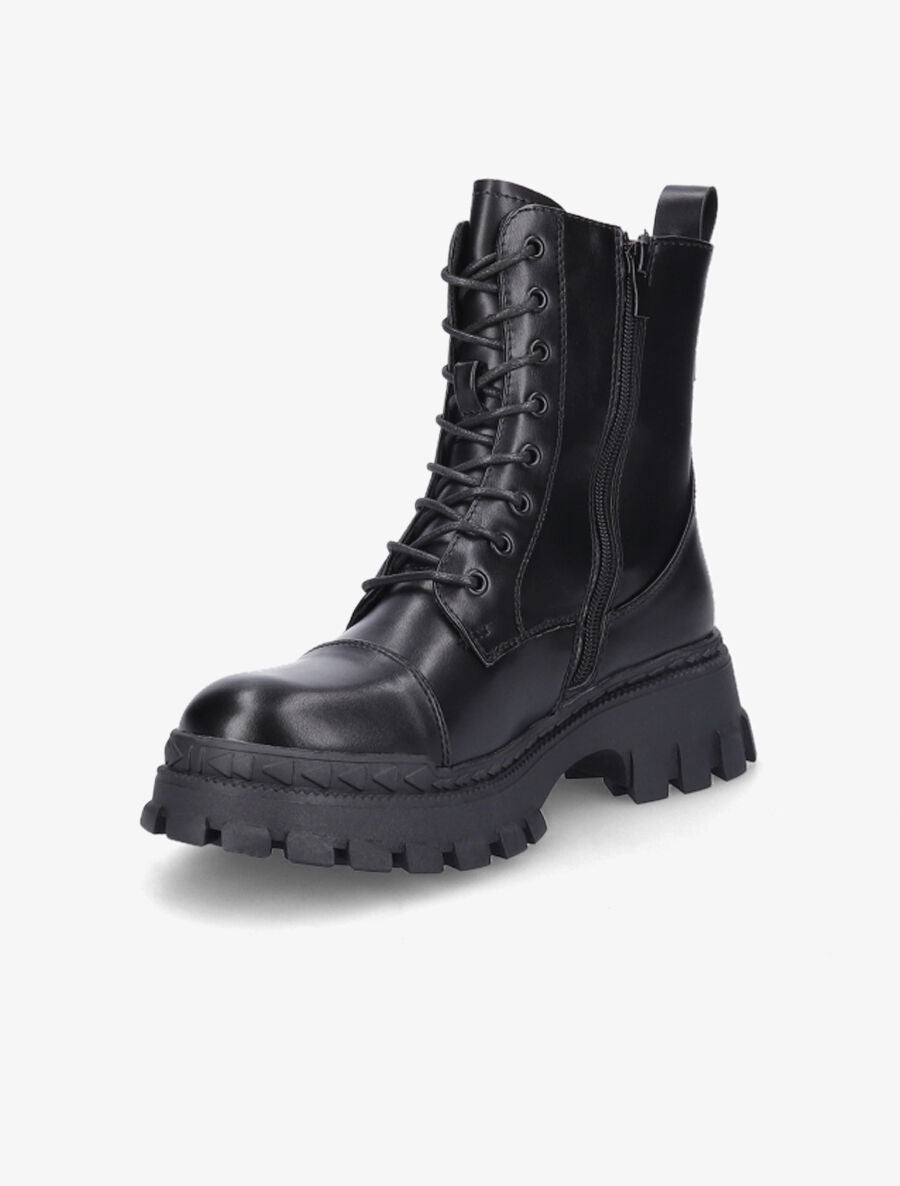 Boots militaire à zip - Noir - 3