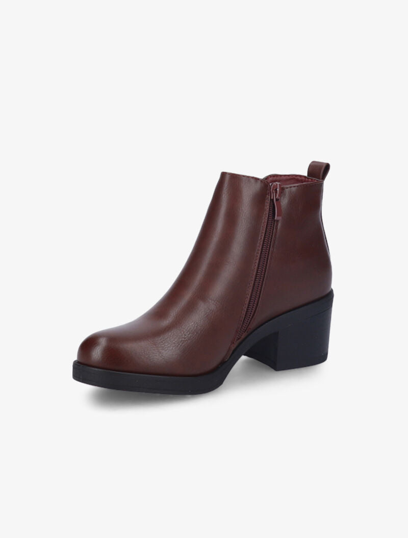 Bottines en simili ornée d&
