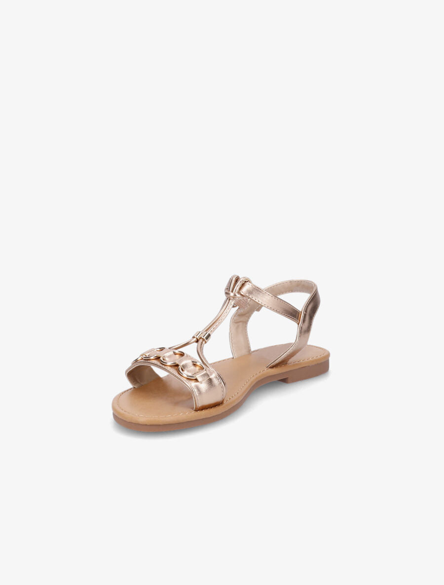 Nu-pieds brides à anneaux - Rose gold - 3