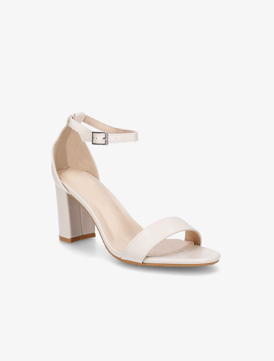 Sandales hautes à bride - Beige - 2