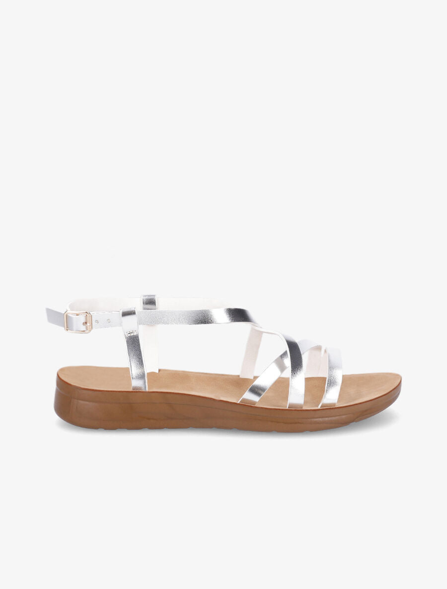 Nu-pieds basiques - Argent - 1
