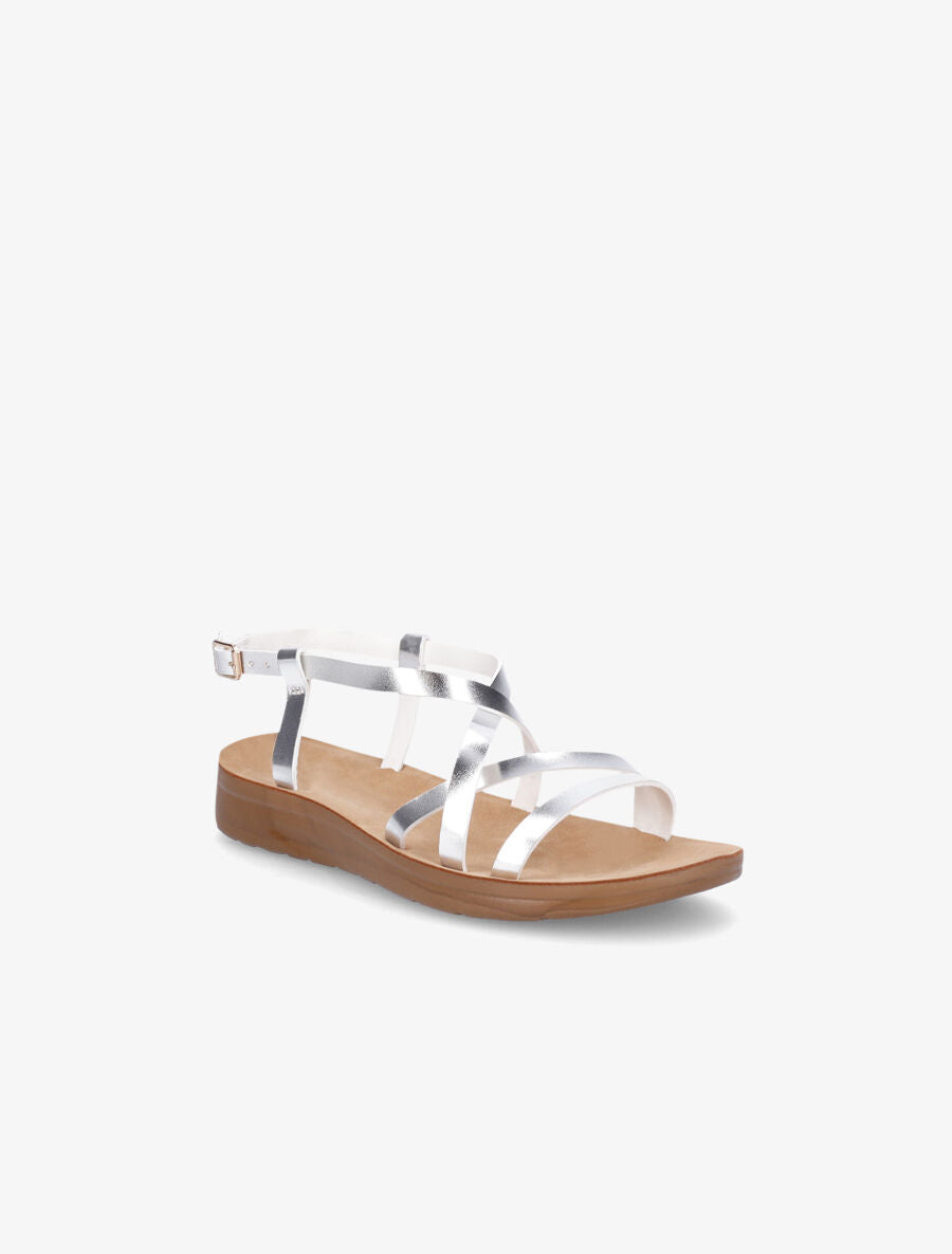 Nu-pieds basiques - Argent - 2