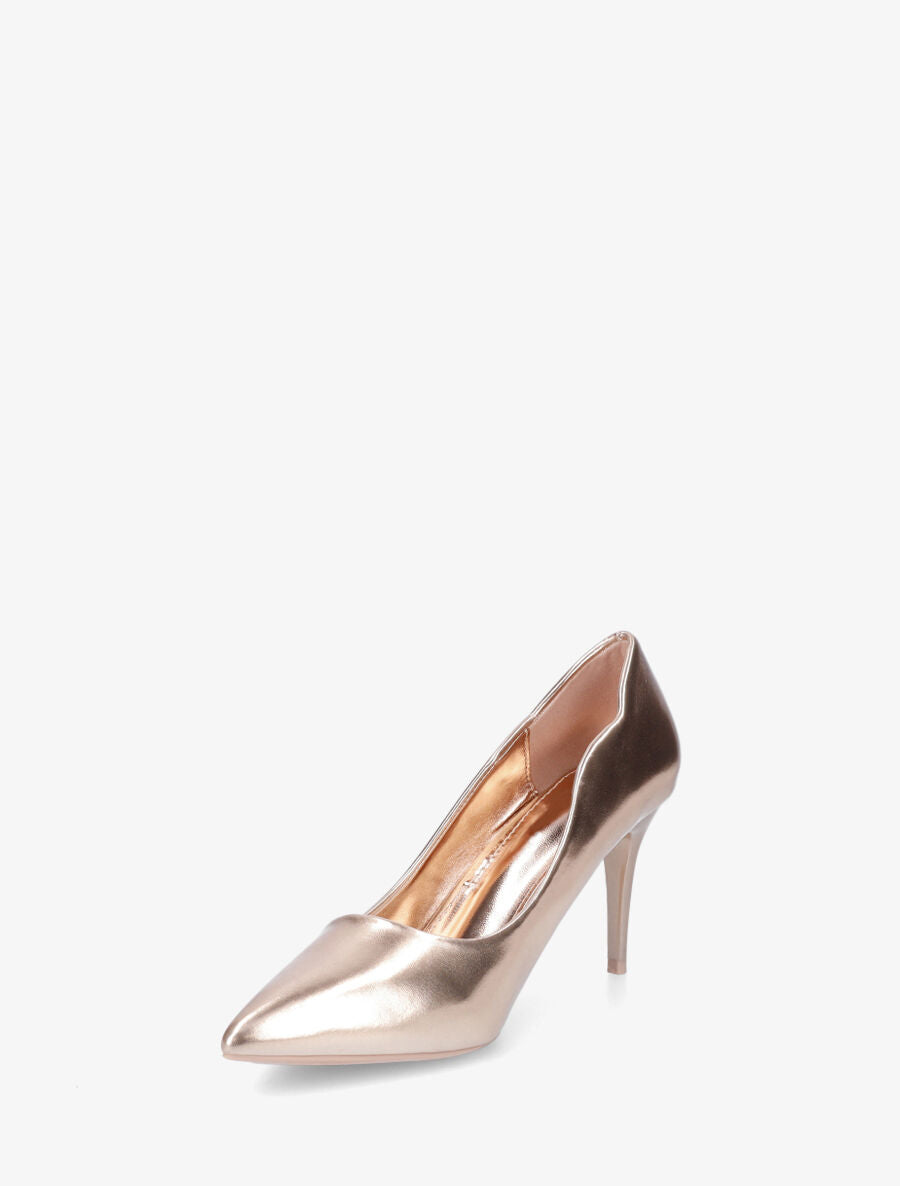 Escarpins hauts à bout pointu - Rose gold - 3