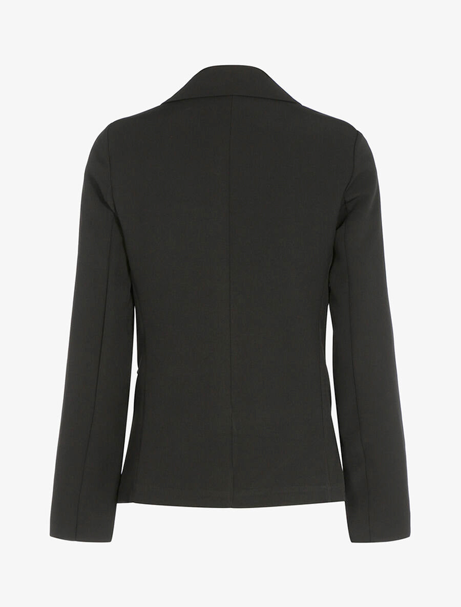 Veste fluide boutonnée - Noir - 2