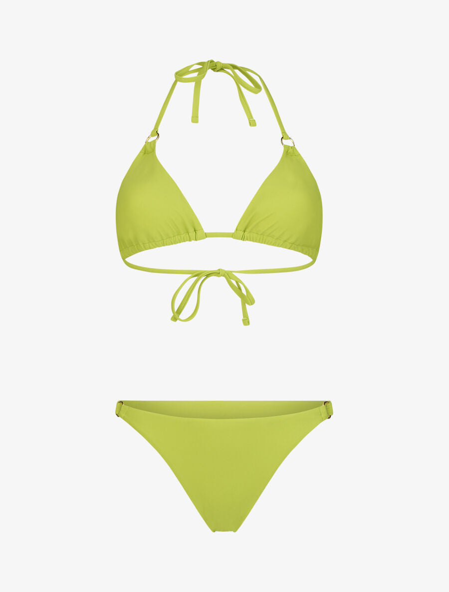 Bikini échancré - Vert pomme - 4