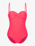 Monokini à bandeau torsadé - corail fluo - 3