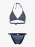 Bikini imprimé marinière - marine - 1