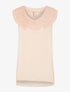 Blouse fine à double col cranté - rose orange - 3