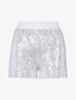 Short à sequins - blanc - 3