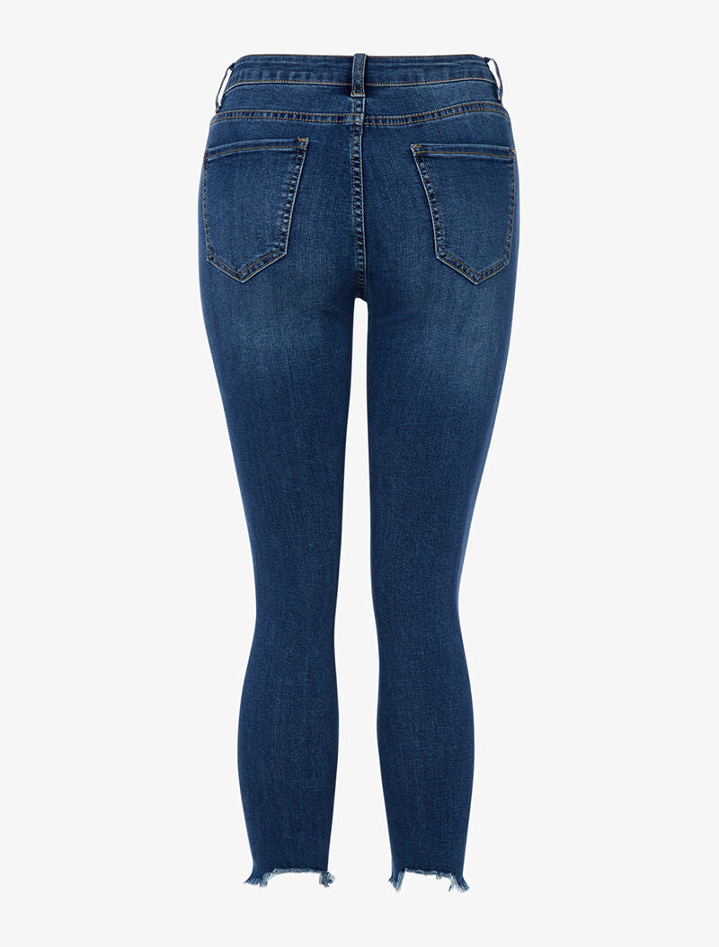 Jean à empiècements étoiles - bleu denim - 2