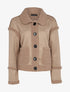 Veste courte duveteuse - rose orange - 1