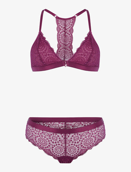 Ensemble soutien gorge sans armatures - rose - 3