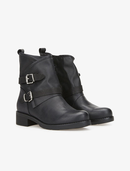 Bottines à sangles - noir - 6